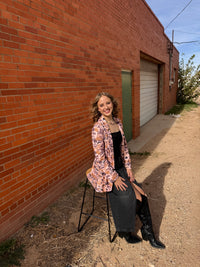 Western Printed Blazer