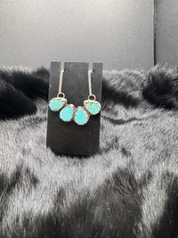 4 Stone Royston Turquoise Necklace