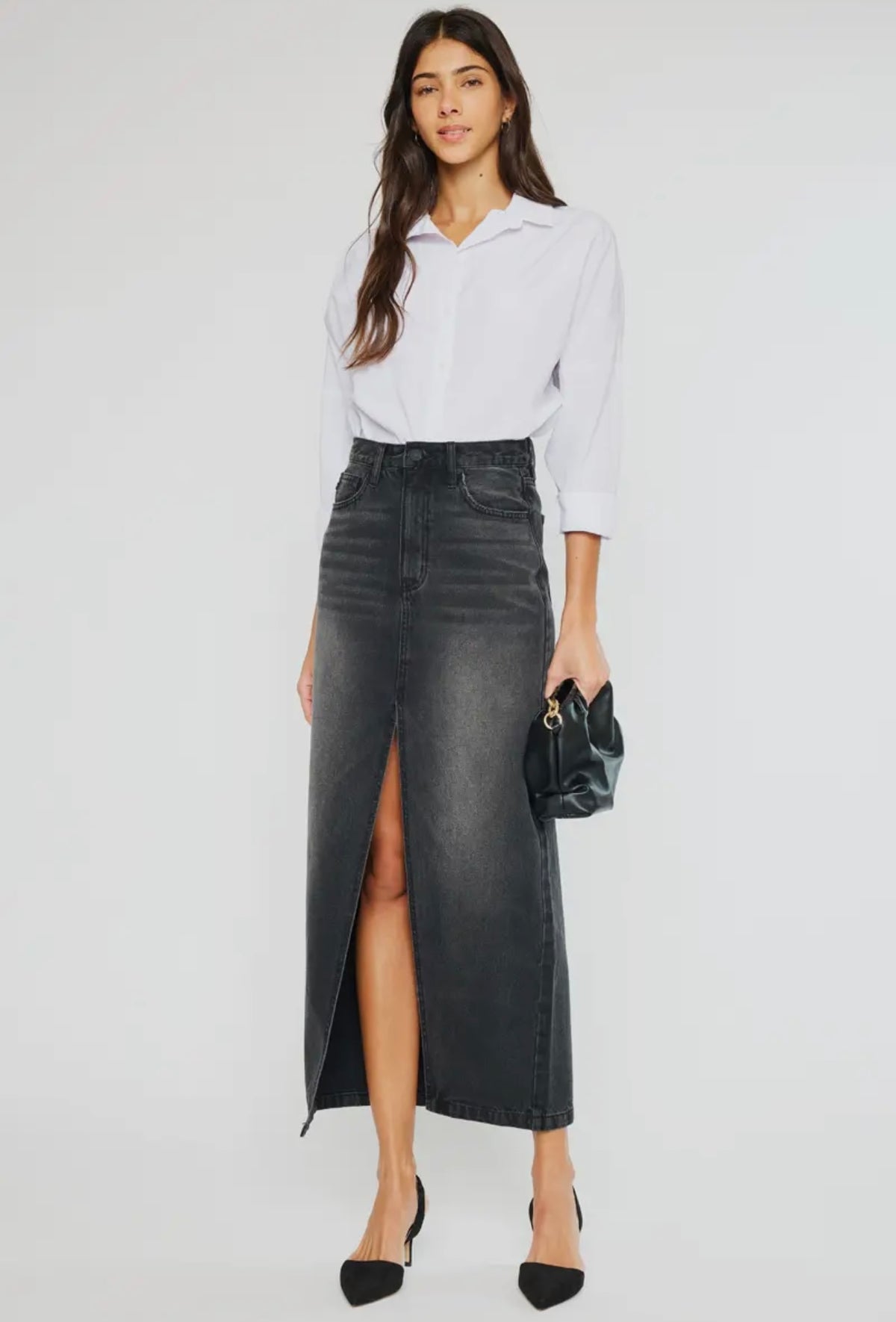 Sophia Black 90’s Maxi Skirt